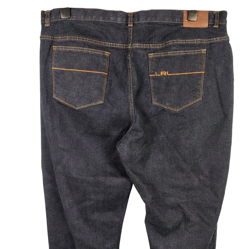 Lauren Ralph Lauren Womens SZ 22W Classic Straight Jeans Indigo Dark Wash Cotton